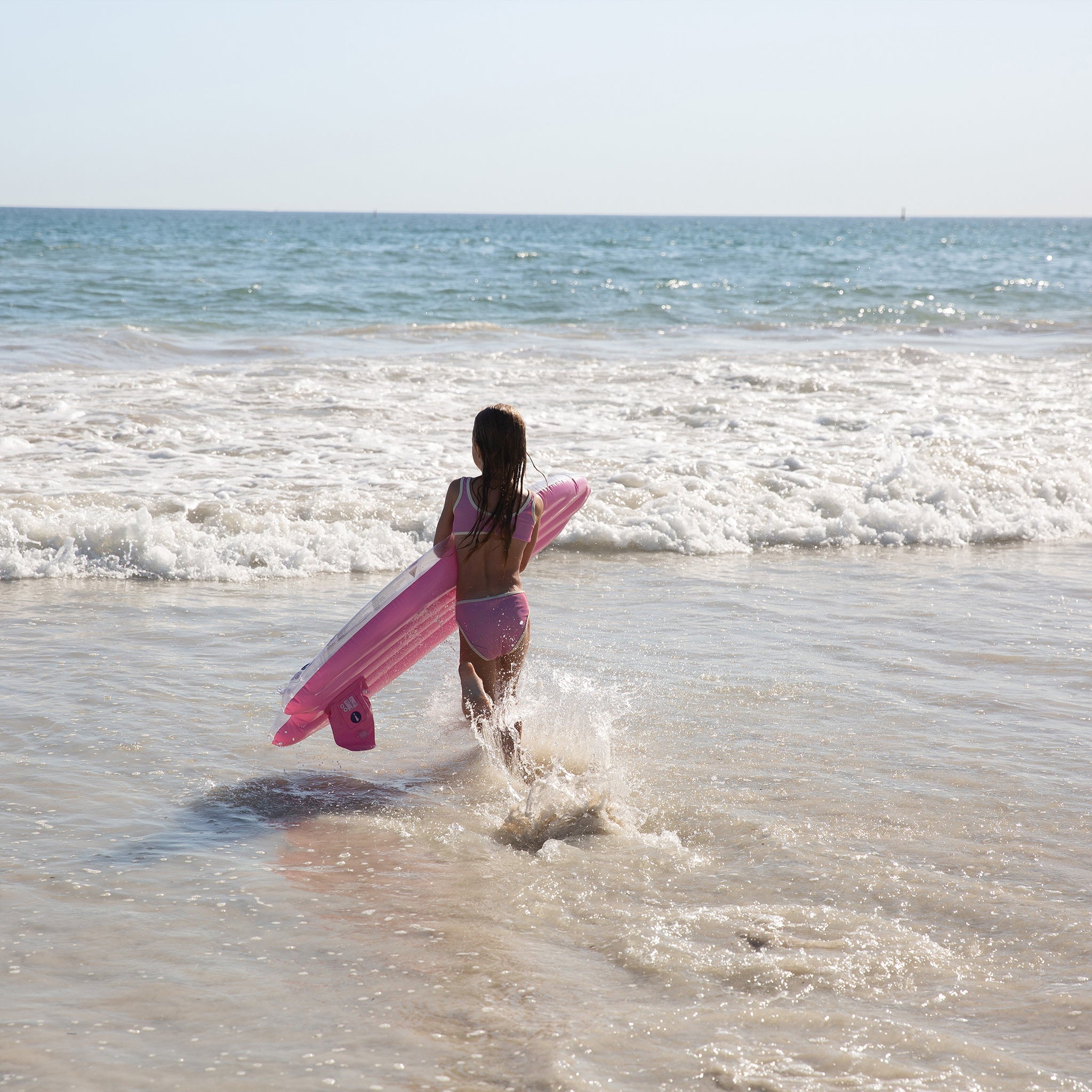 kids surfboard float summer sherbet pink  