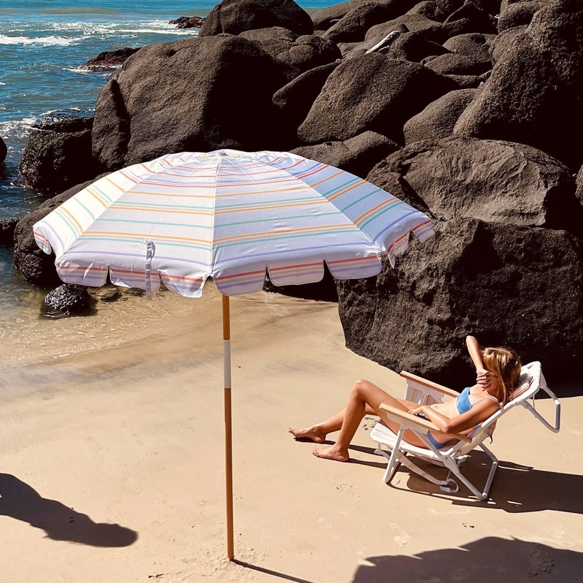 SUNNY LIFE ビーチパラソル Sunny Life Luxe Beach Umbrella – Sanbah Australia